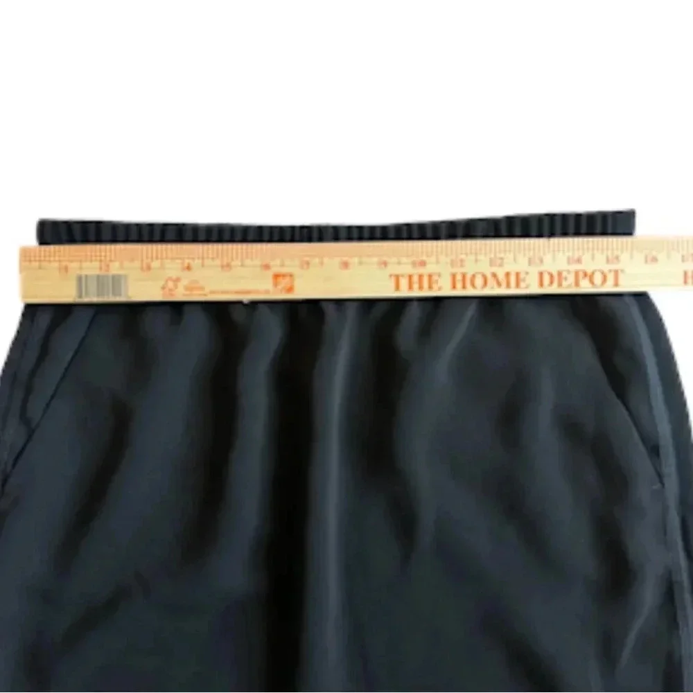 J. Crew Black Crepe Athletic style Mini skirt 8 - Picture 5 of 8